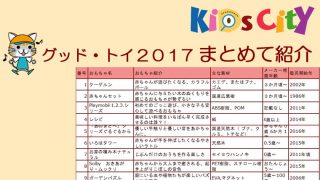 グッド・トイ２０１７まとめ一覧