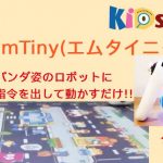 遊びながら学べるキュートな知育ロボット「mTiny（エムタイニー）」